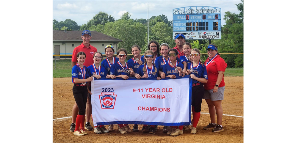 2023 Virginia State 9-11 Softball Champions - McLean Little League