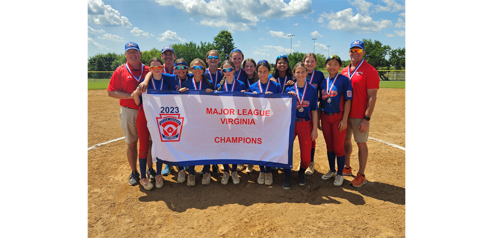 2023 Virginia State Major Softball Champions - McLean Little League