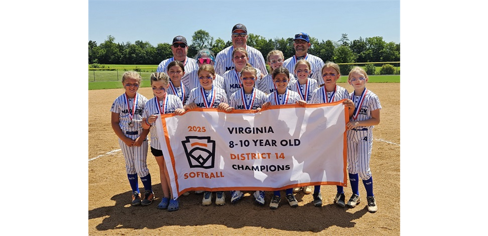 2025 VA D14 8-10 Softball Champions - Madison Little League
