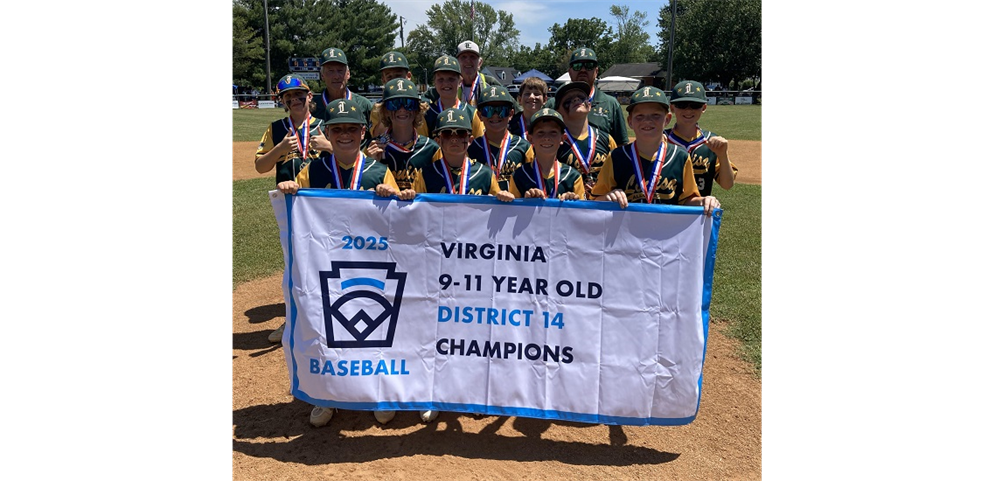 2025 VA D14 9-11 Baseball Champions - Louisa LL