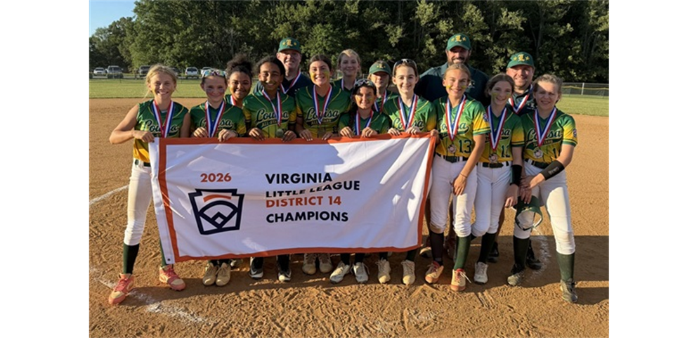 VA D14 Major (10-12) Softball Champions - Louisa