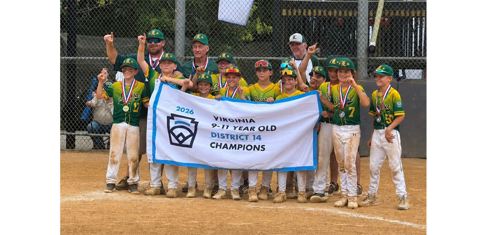 2026 VA D14 9-11 Baseball Champions - Louisa